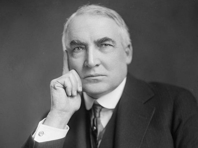 Warren G. Harding president