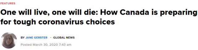 一人死一人活 加拿大正在为最难的选择做准备