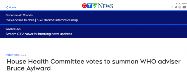 加拿大国会与这位世卫高官“杠上了”！