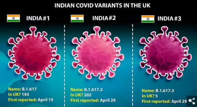 英国出现印度毒株，其单月感染率上升了12倍